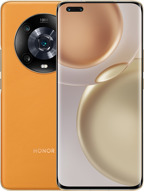 Honor Magic 4 Pro Cell Phone Orange 12GB RAM 512GB ROM Brand New Original