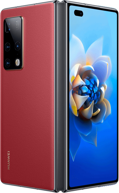 Huawei Mate X2 Cell Phone Red 12GB RAM 512GB ROM Plain Leather Collector Edition Brand New Original