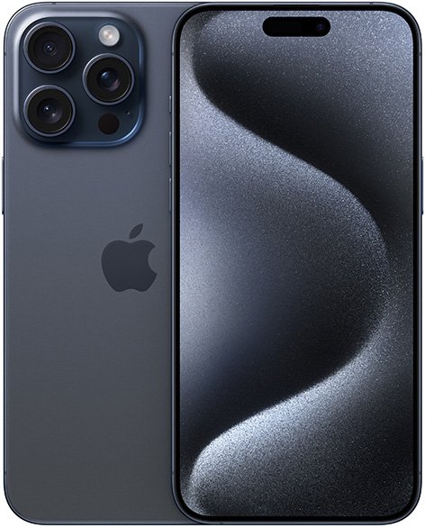 Apple Iphone 15 Pro Max Cell Phone Blue 256GB