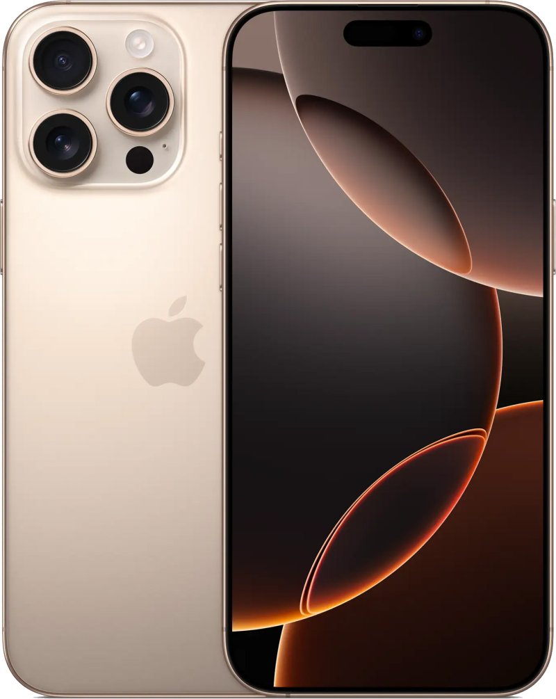 Apple Iphone 16 Pro Max Cell Phone Desert Titanium 256GB