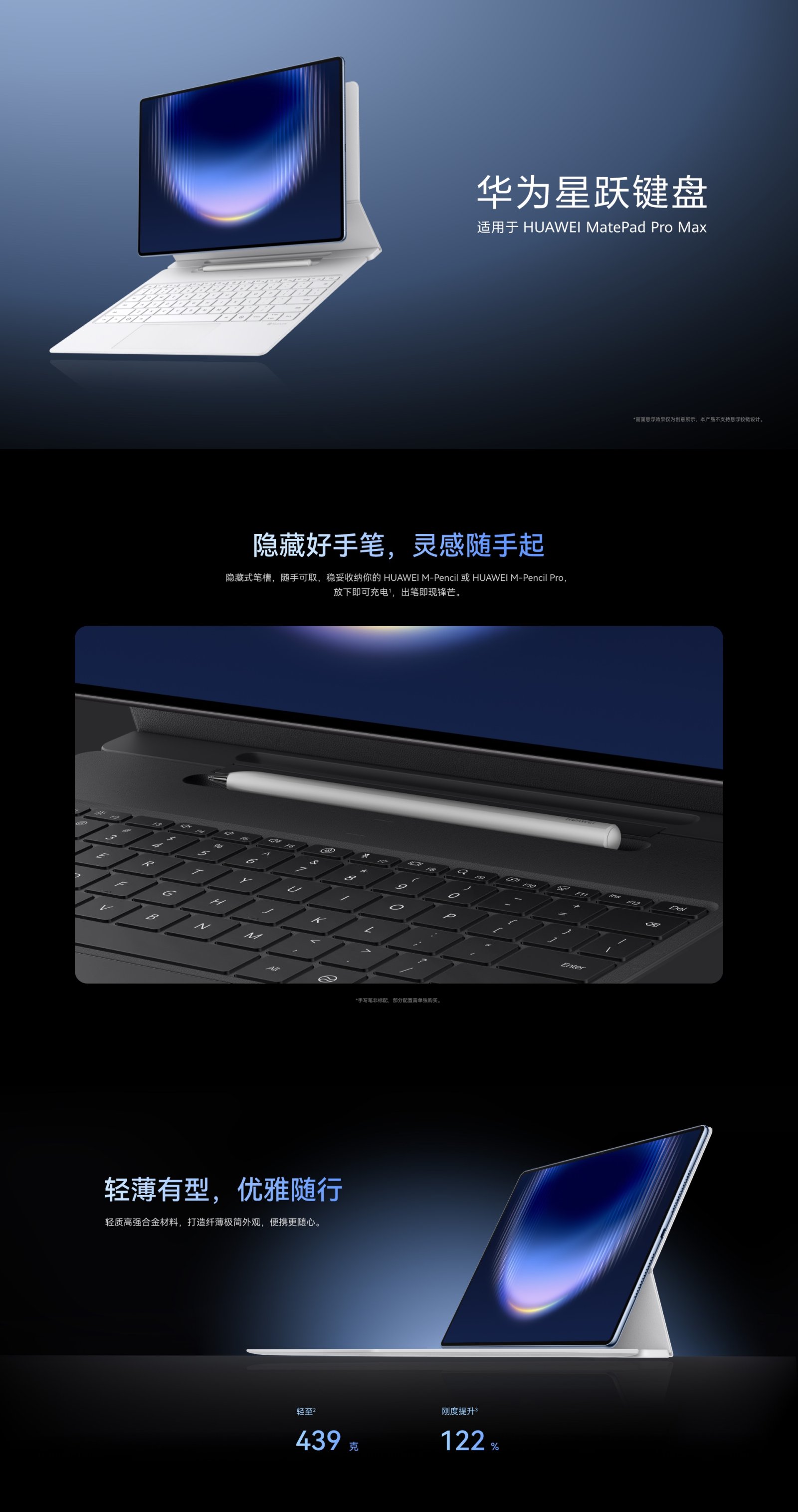 huawei glide keyboard for matepad pro max