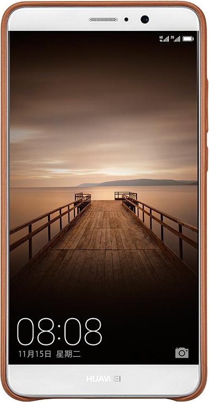 Huawei Mate 9 Original Calfskin Leather Case Brown