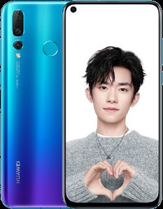 Huawei nova 4 Cell Phone Blue 48M Camera 6.4-Inch