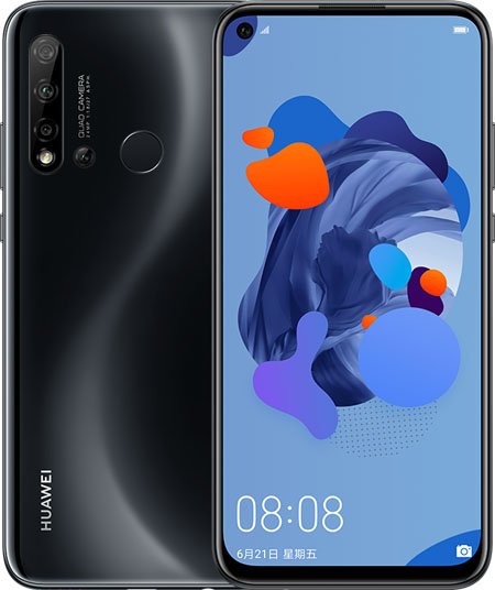 Huawei nova 5i Cell Phone Black 8GB RAM 128GB ROM 6.4-Inch