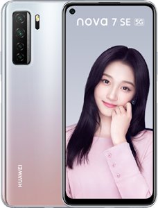 Huawei nova 7 SE Cell Phone Silver 8GB RAM 128GB ROM