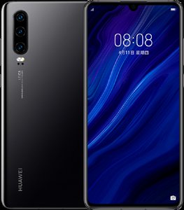 Huawei P30 Cell Phone Black 8GB RAM 128GB ROM 6.1-Inch
