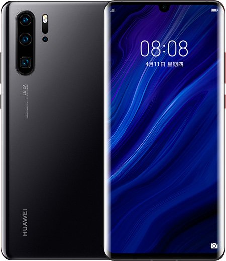 Huawei P30 Pro Cell Phone Black 8GB RAM 512GB ROM 6.47-Inch