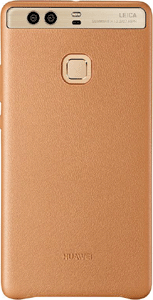Huawei P9 Plus Original Calfskin Leather Case Brown Black Blue