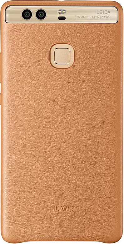 Huawei P9 Plus Original Calfskin Leather Case Brown Black Blue