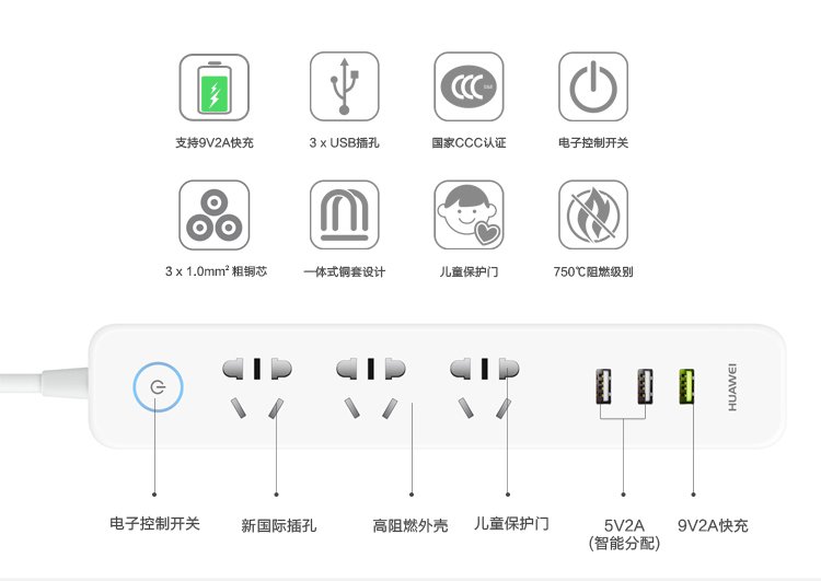 huawei power strip
