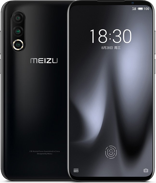 Meizu 16s Pro Cell Phone Black 8GB RAM 128GB ROM 6.2-Inch