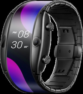 Nubia Alpha Cell Phone Watch Black 1GB RAM 8GB ROM 4.01-Inch