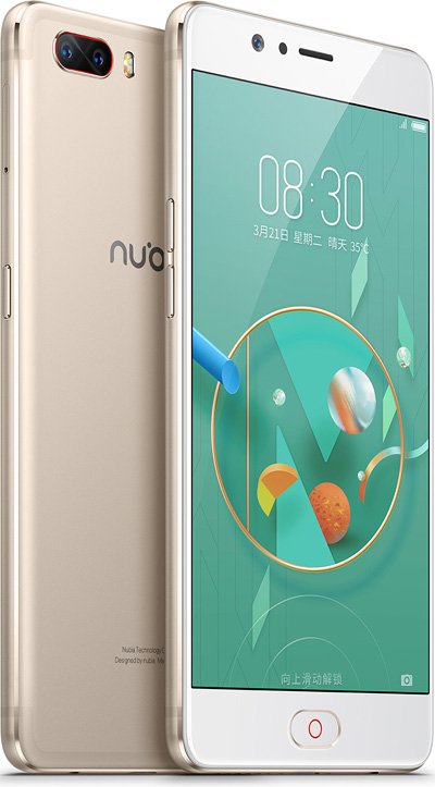 Nubia M2 Cell Phone Gold Black Gold 128GB 64GB 5.5-Inch