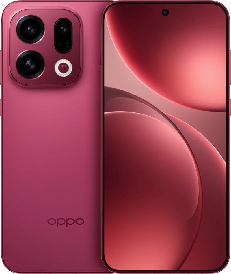 OPPO Find X9 Cell Phone Red 12GB RAM 256GB ROM