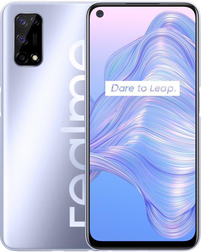 realme V5 5G Cell Phone Silver 6GB RAM 128GB ROM