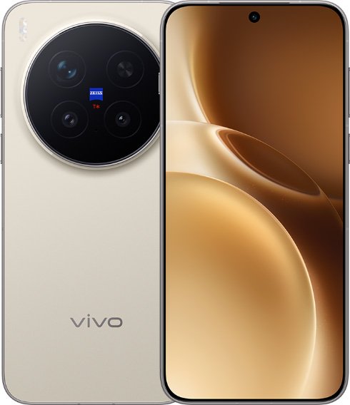 VIVO X300 Pro Cell Phone Brown 12GB RAM 256GB ROM ROM
