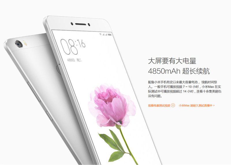 Xiaomi Mi max