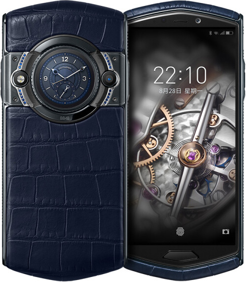 8848 M5 Cell Phone Alligator Skin Edition Blue 5.65-Inch Brand New Original