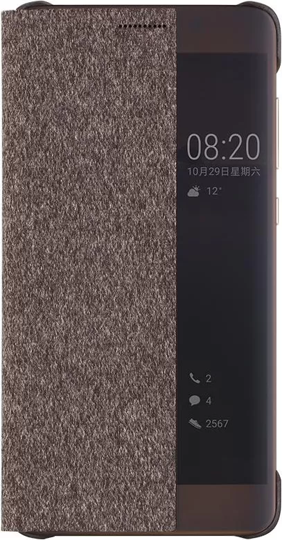 Huawei Mate 9 Pro Window Case Brown