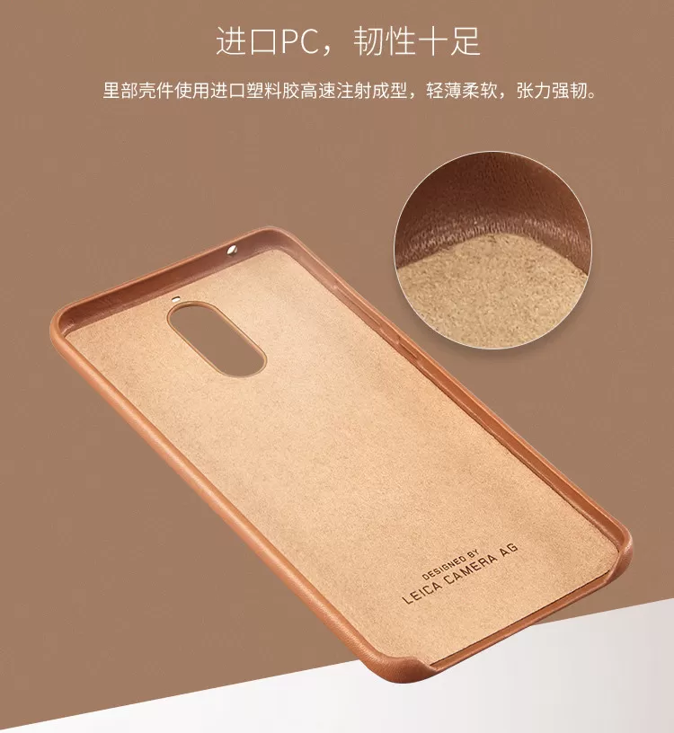 huawei mate 9 pro calfskin leather case 