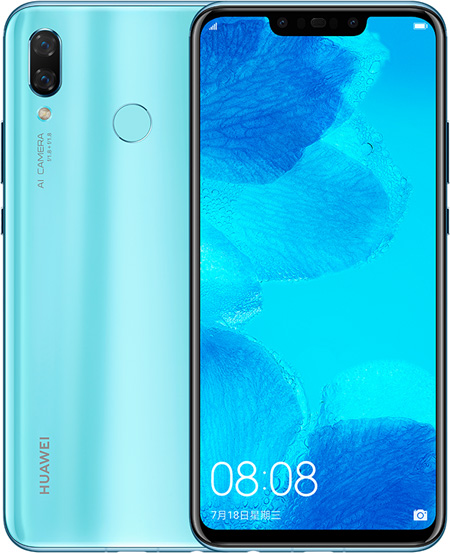 Buy Huawei nova 3 Cell Phone Blue 128GB Online With Good Price