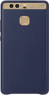 Huawei P9 Original Calfskin Leather Case Brown Black Blue — photo 3