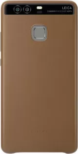 Huawei P9 Original Calfskin Leather Case Brown Black Blue — photo 1