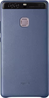 Huawei P9 Plus Original Calfskin Leather Case Brown Black Blue — photo 3