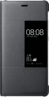 Huawei P9 Original Leather Case Gray Gold Brown — photo 1