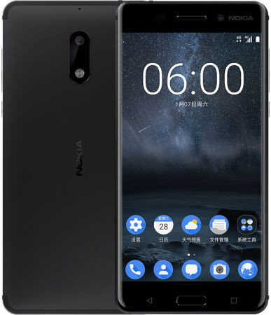 Nokia 6 Cell Phone Black 5.5-Inch Brand New Original