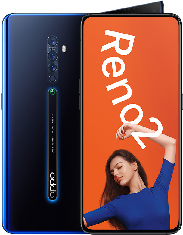 Buy OPPO Reno 2 Cell Phone Deep Blue 8GB RAM 128GB ROM Online With
