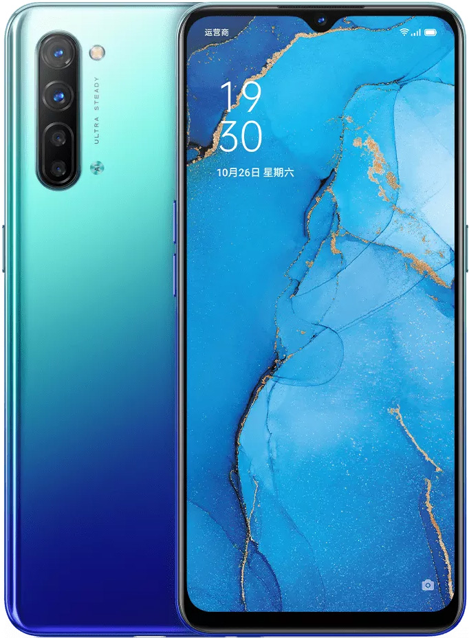 Buy OPPO Reno 3 Cell Phone Sunshine 12GB RAM 128GB ROM Online With 