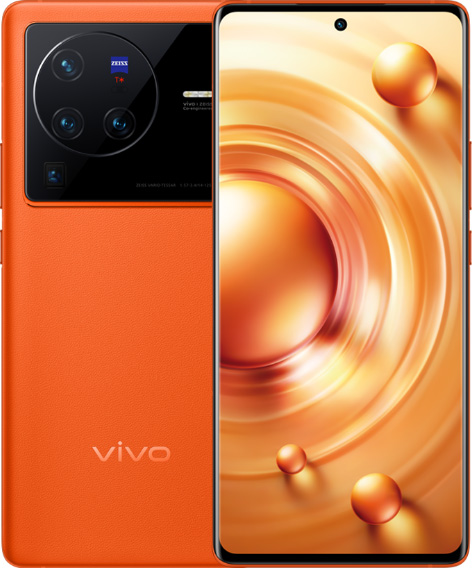 VIVO X80 Pro Cell Phone Orange 256GB ROM 12GB RAM Brand New Original