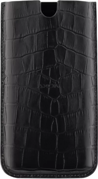 Zte AXON M   Leather Case Black