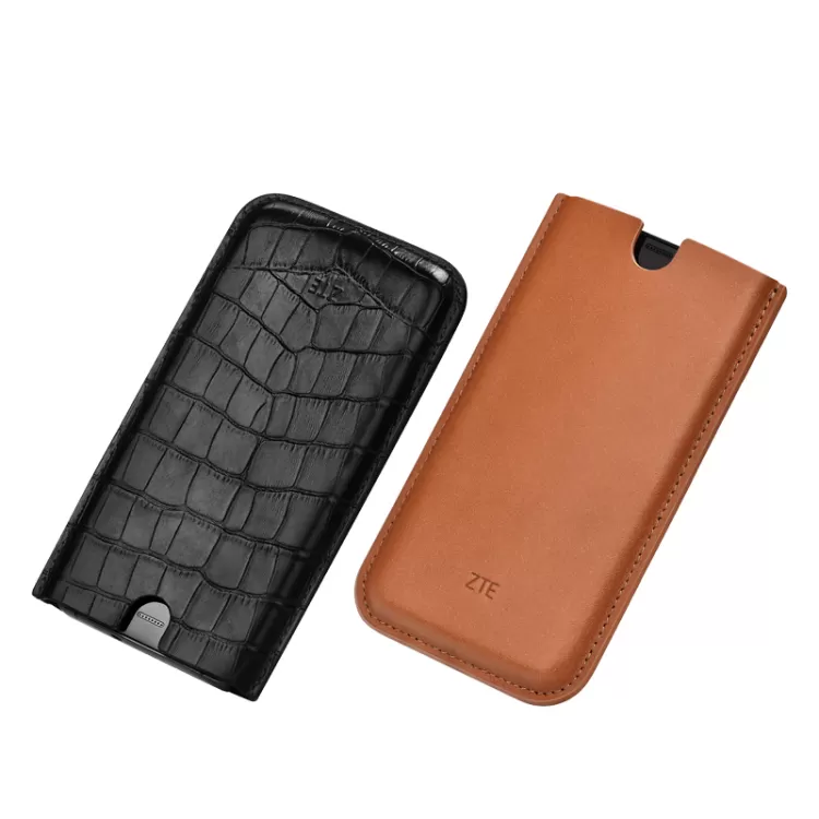 zte axon m leather case