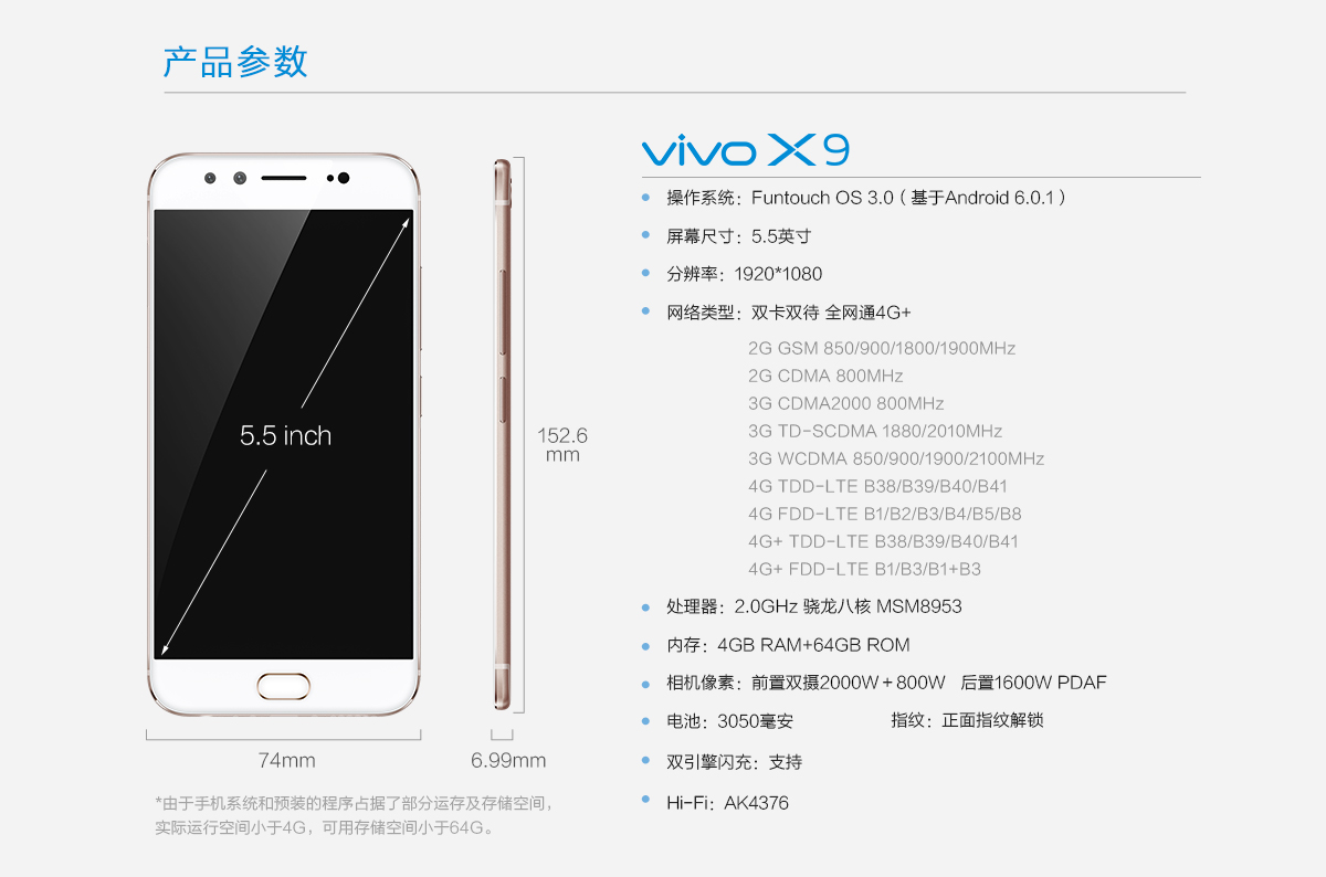 bbk vivo x9